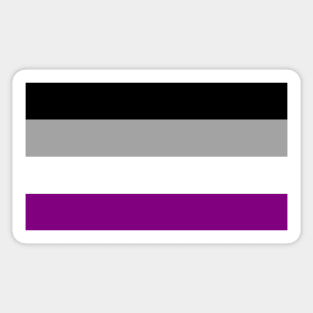 Asexual flag Sticker